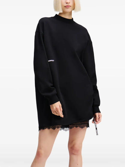 Lace-Panel Dress