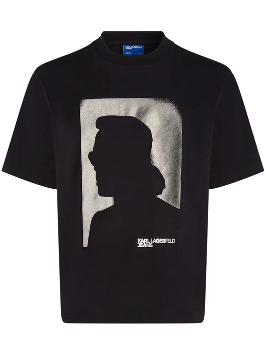 Silhouette-Print T-Shirt