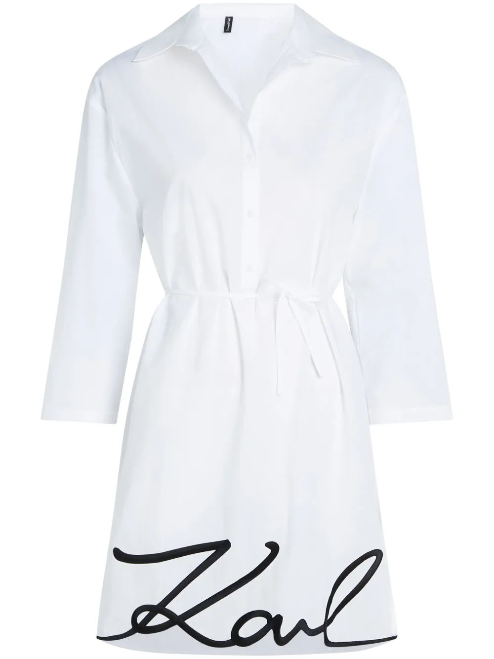 Dna Signature Semi-Sheer Beach Dress