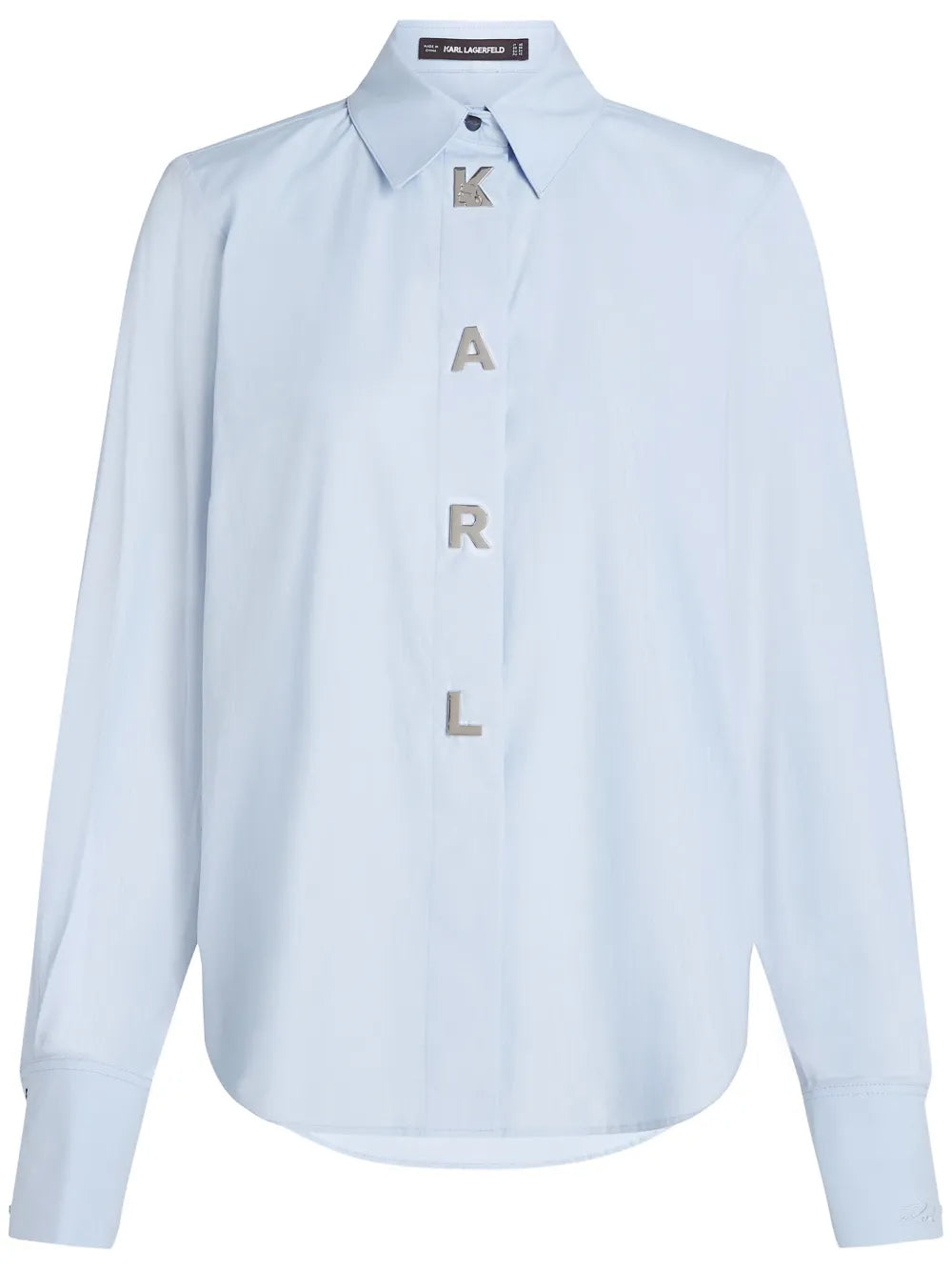Karl Lettering Organic-Cotton Shirt