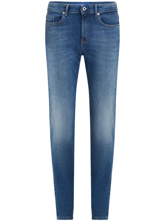 Mid-Rise Slim Jeans