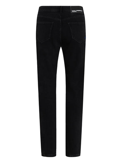 High-Rise Straight-Leg Jeans