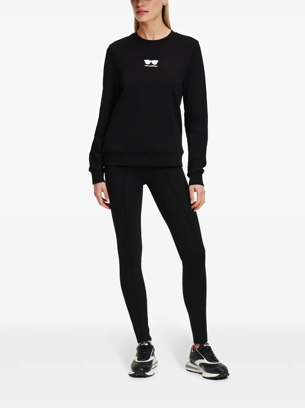 Sunglasses-Embroidered Sweatshirt
