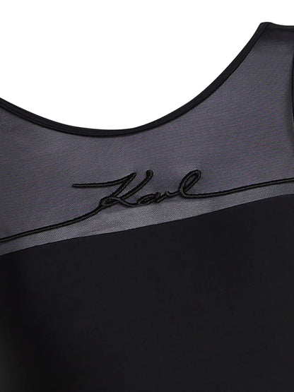Logo-Embroidered Swimsuit