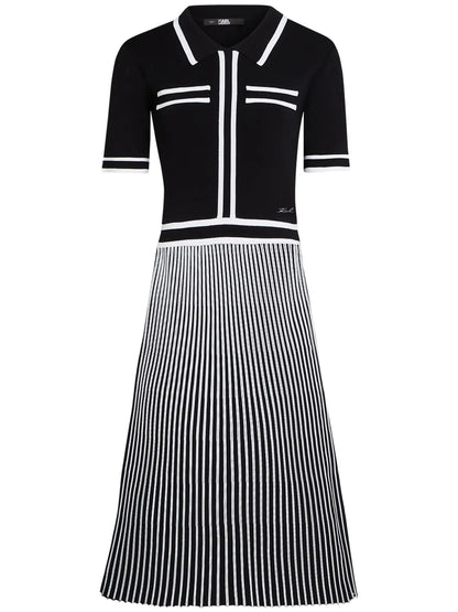 Essential Pleated Knitted Dress