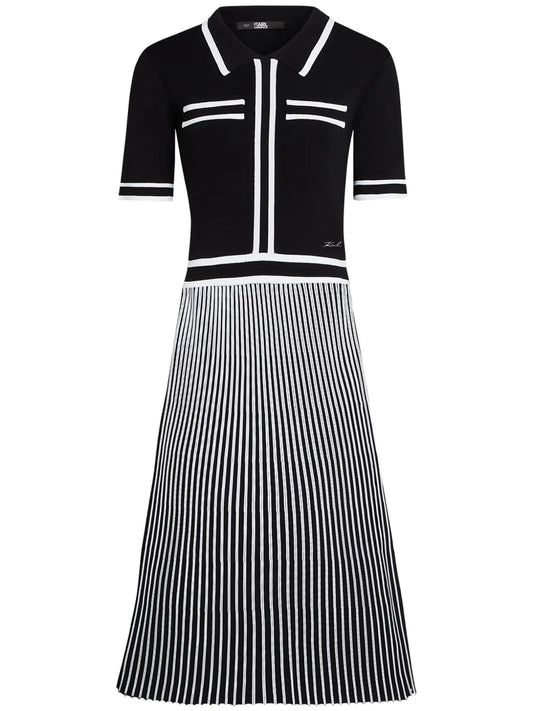 Essential Pleated Knitted Dress