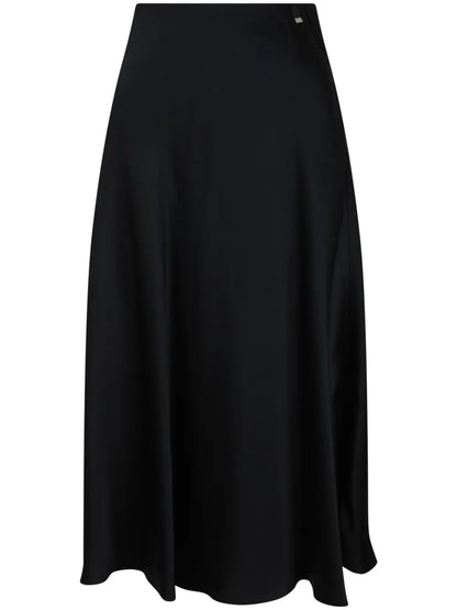 Satin Midi Skirt
