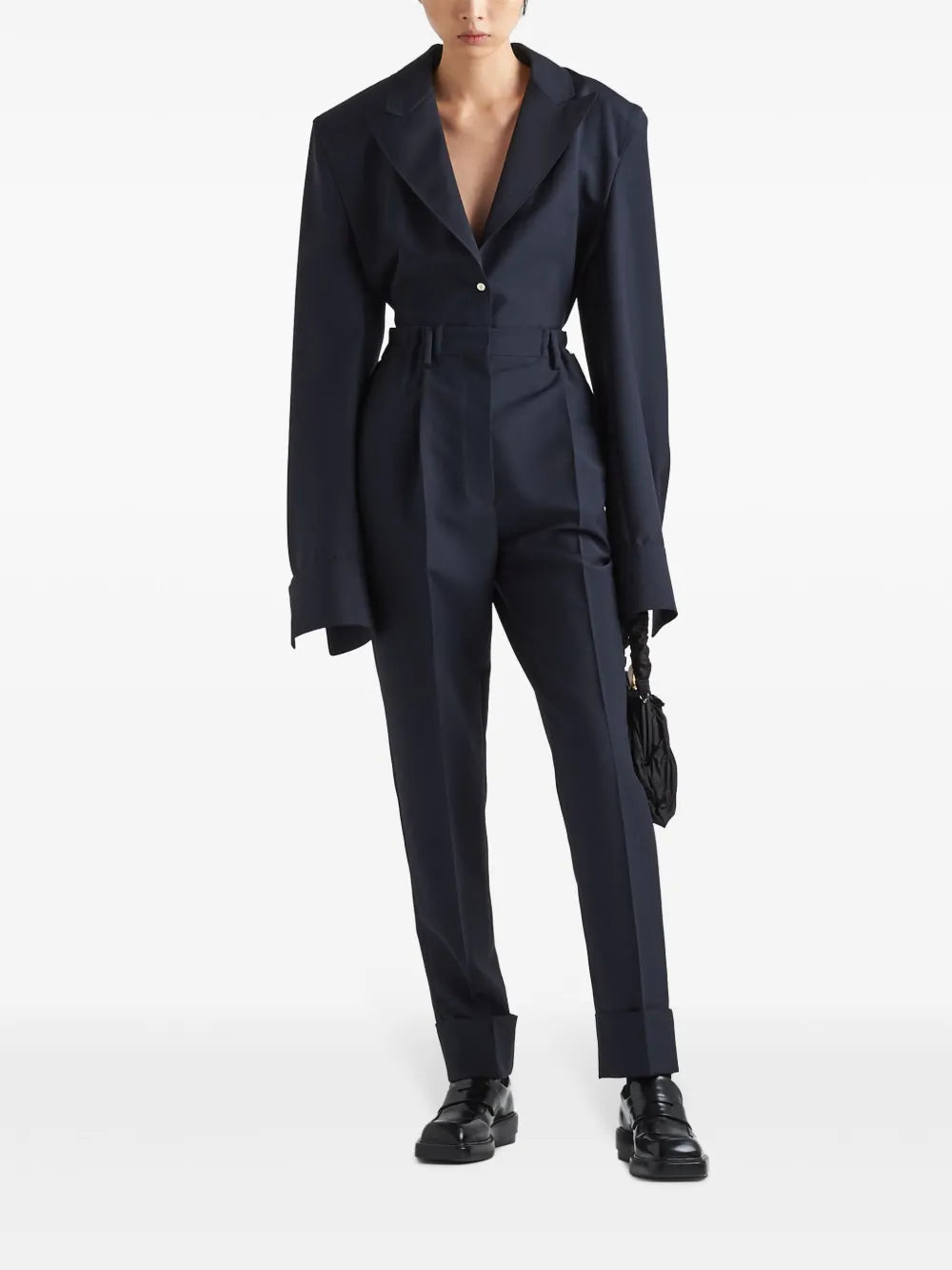 Pressed-Crease Tailored Trousers