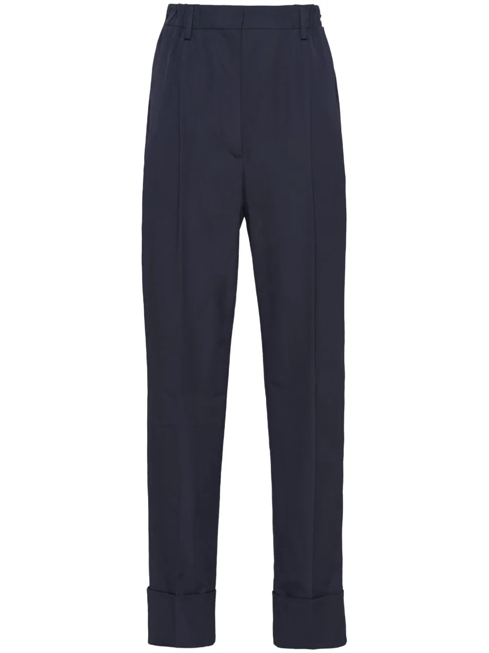 Pressed-Crease Tailored Trousers