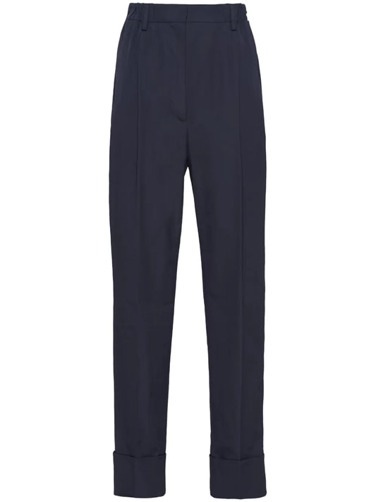 Pressed-Crease Tailored Trousers