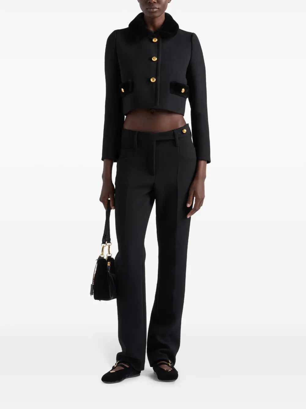 Natté Straight Trousers