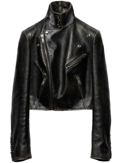 Leather Biker Jacket