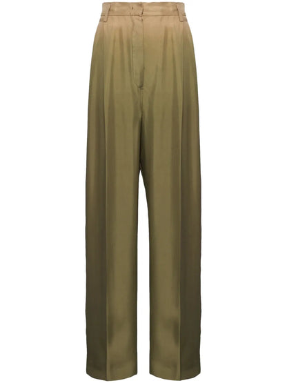 Gradient Twill Palazzo Pants