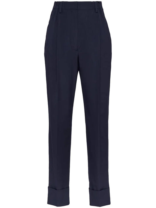 Poplin Tailored Trousers