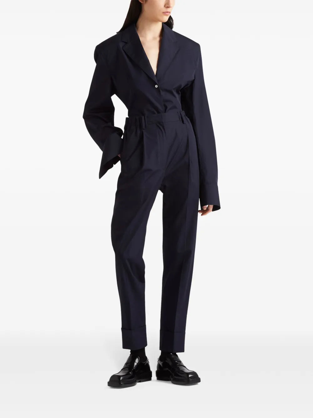 Poplin Tailored Trousers