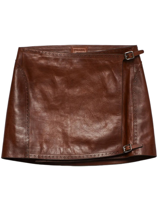 Leather Mini Skirt