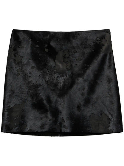 Leather Mini Skirt