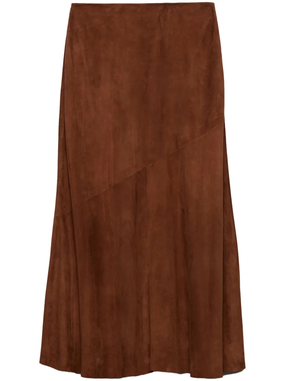 Suede Midi Skirt