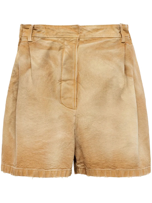 Pleat-Detailing Shorts