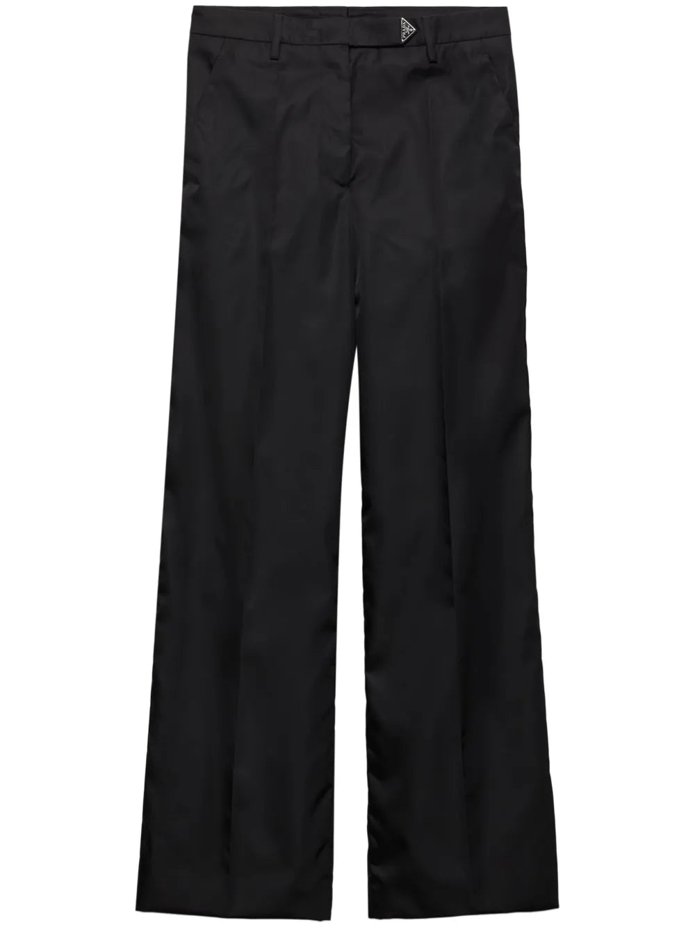 Triangle-Logo Straight Trousers