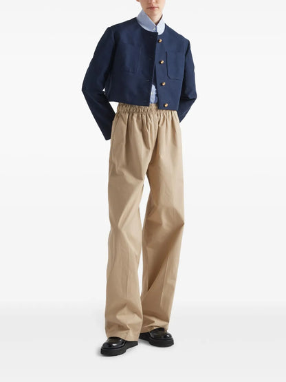 Poplin Palazzo Pants