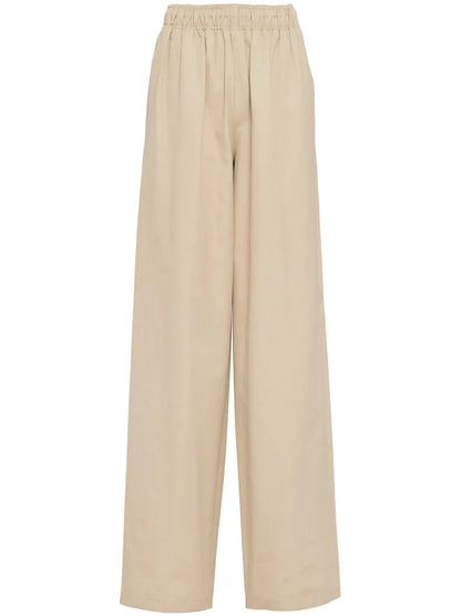 Poplin Palazzo Pants