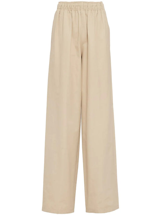 Poplin Palazzo Pants