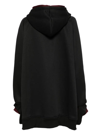 Longline Zip-Up Hoodie