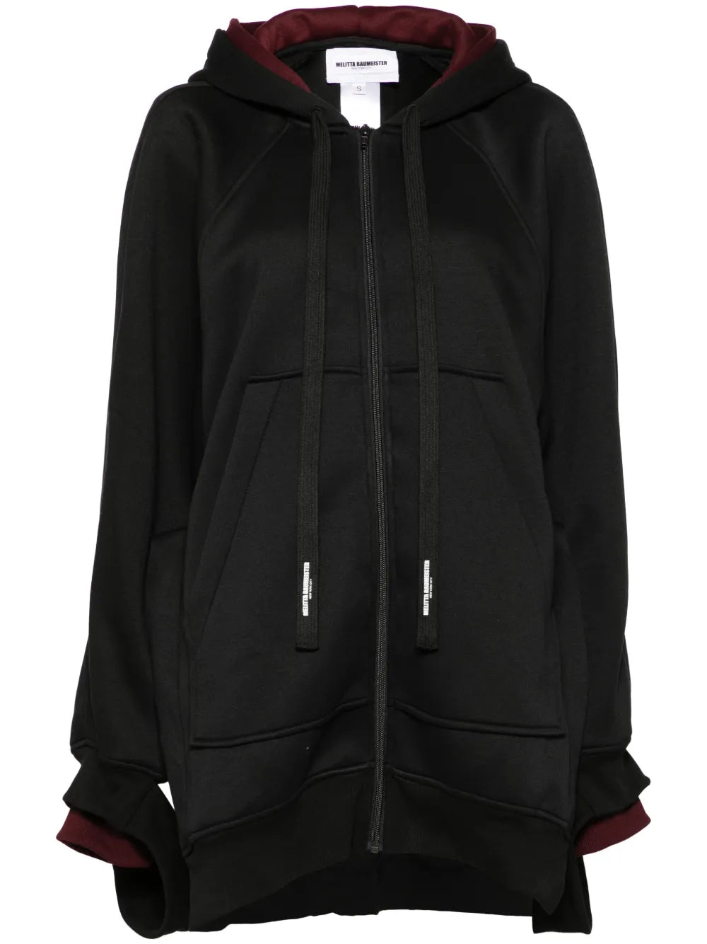 Longline Zip-Up Hoodie