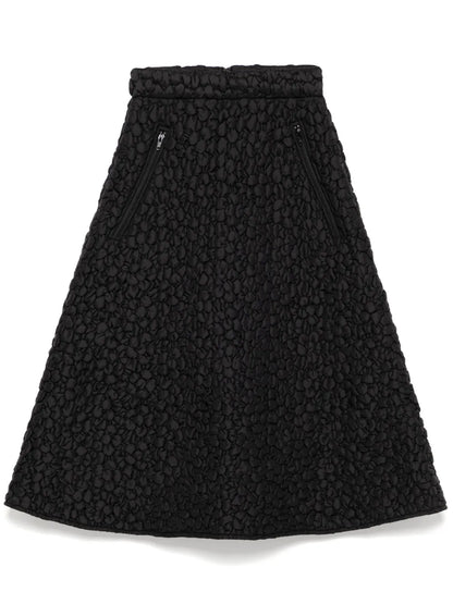 Quilted A-Line Skirt
