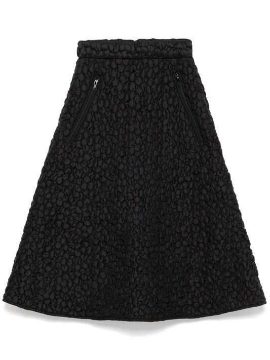 Quilted A-Line Skirt
