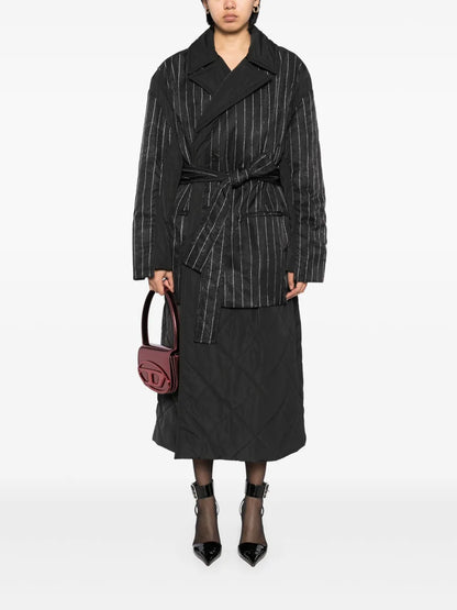 Striped Padded Coat