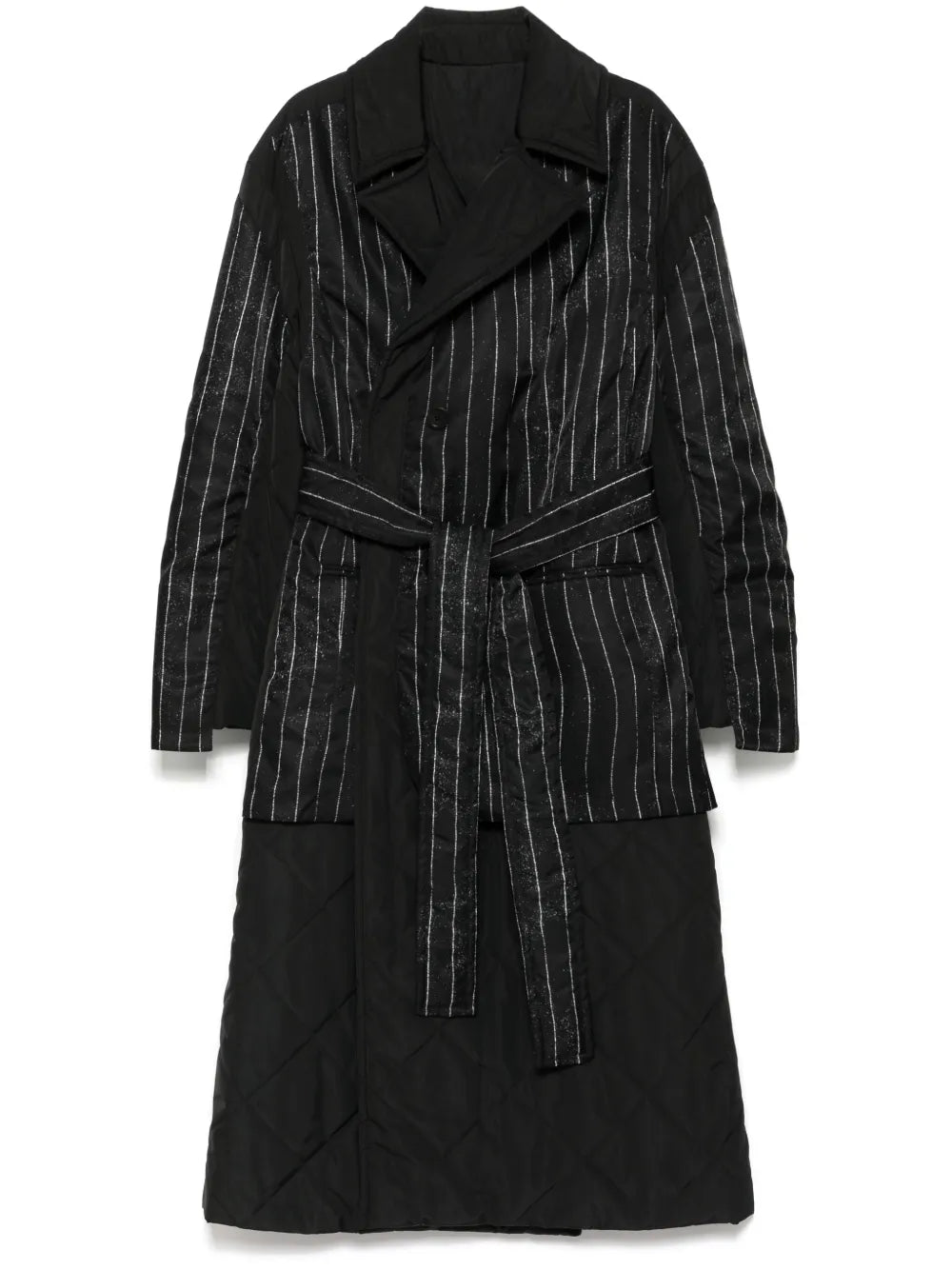 Striped Padded Coat