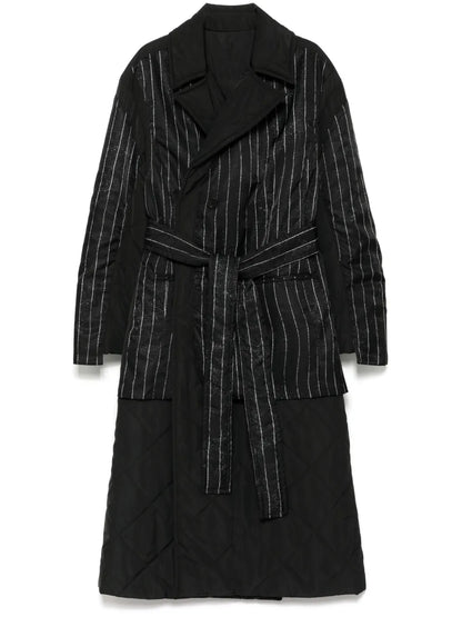 Striped Padded Coat