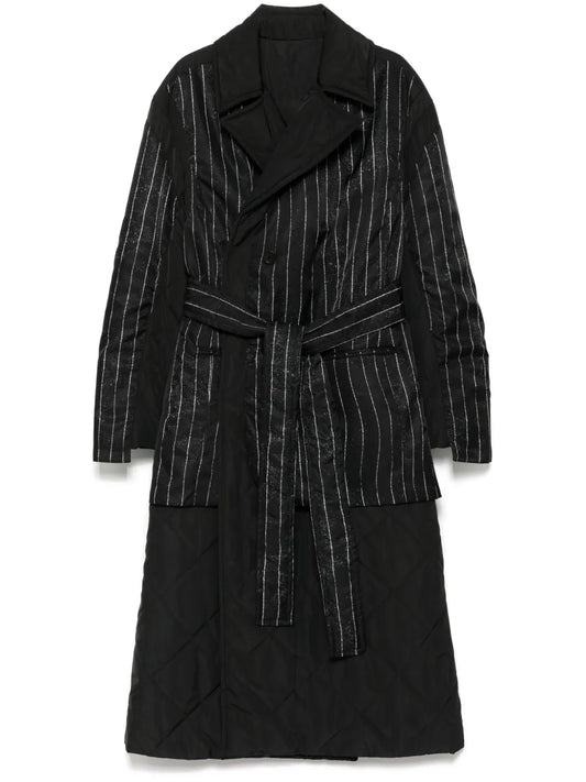 Striped Padded Coat