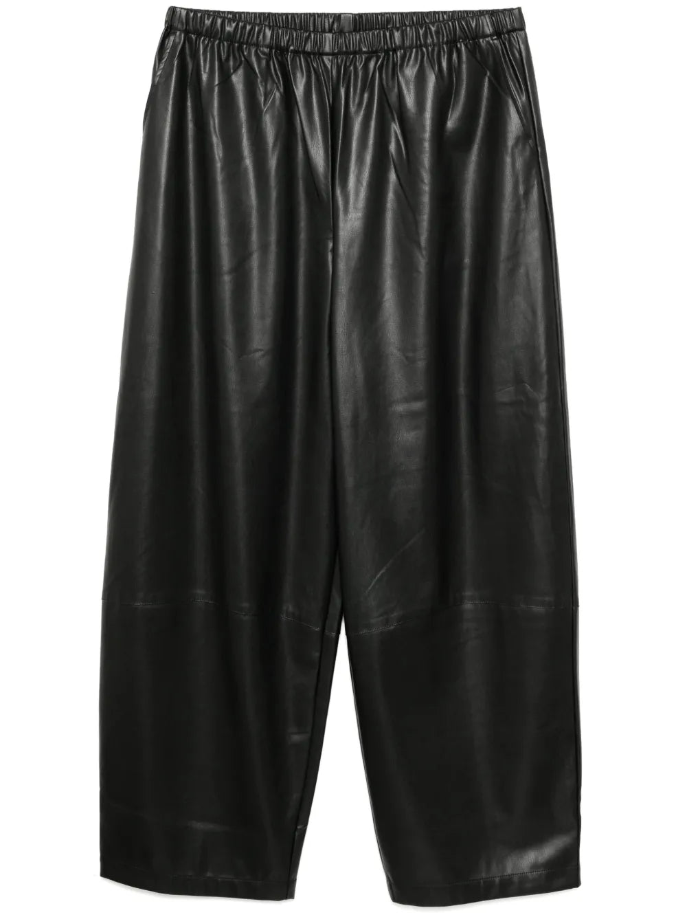 Faux-Leather Trousers