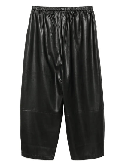 Faux-Leather Trousers