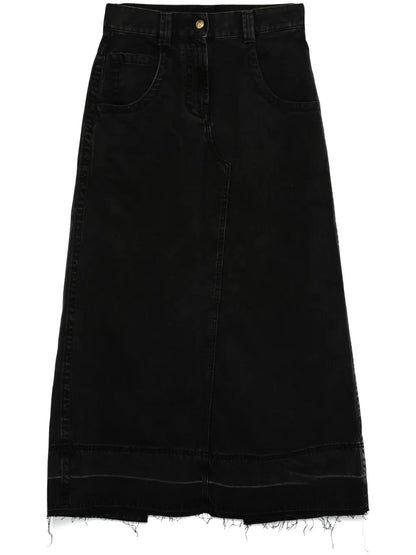 Denim Maxi Skirt