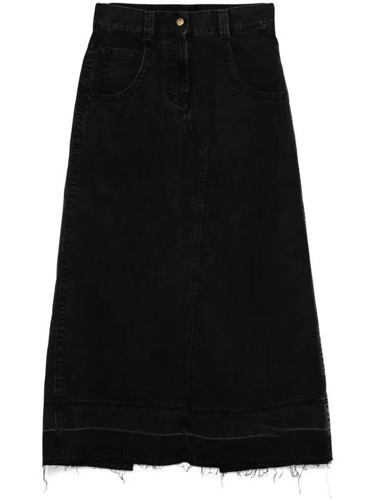 Denim Maxi Skirt