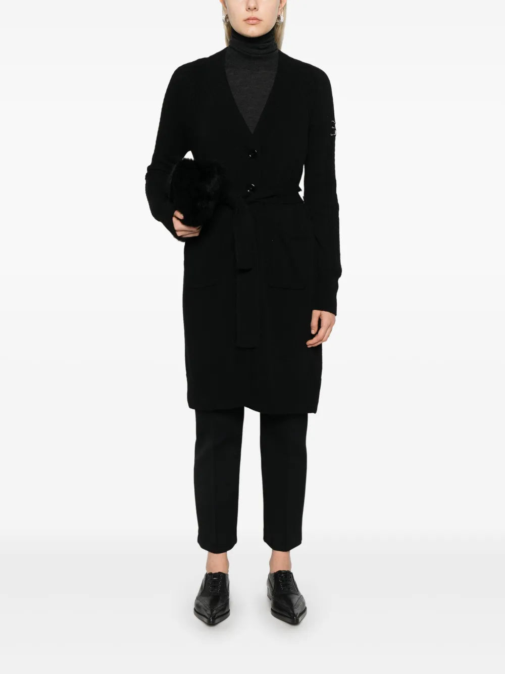 Crystal-Embellished Cardi-Coat