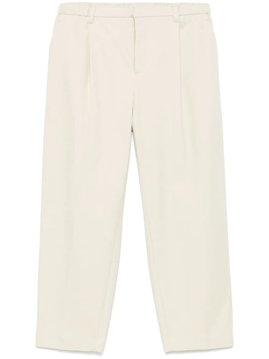 Twill-Weave Trousers