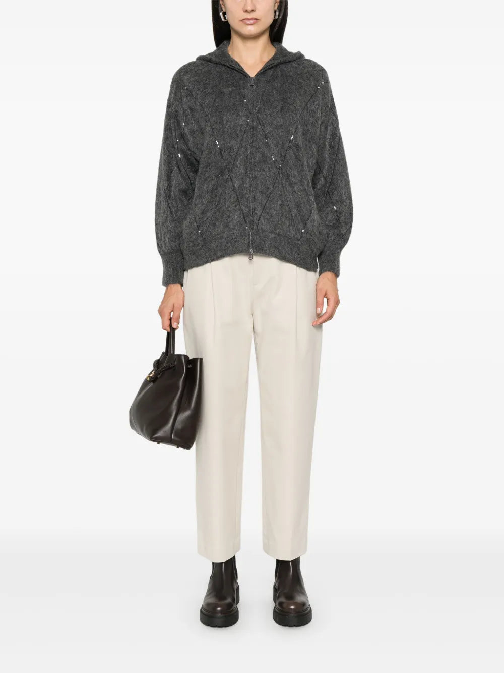 Twill-Weave Trousers