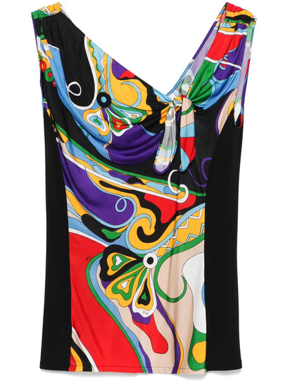 Orchidee-Print Top