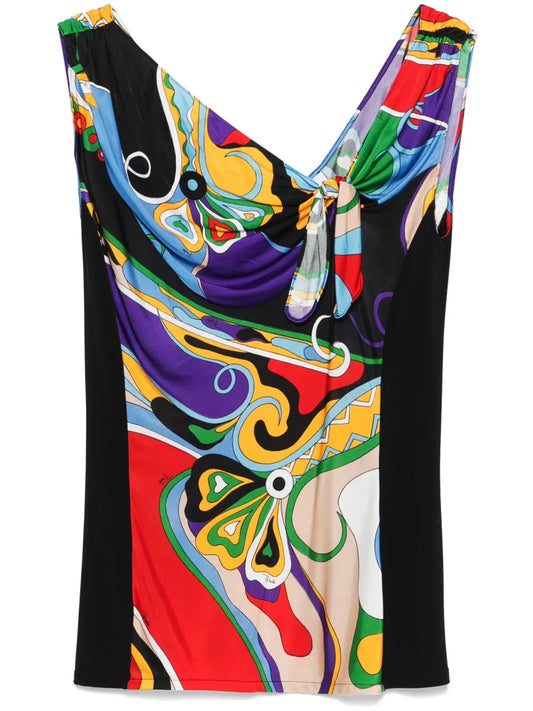 Orchidee-Print Top