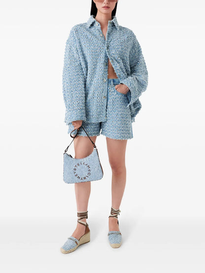 Bouclé Denim Shirt