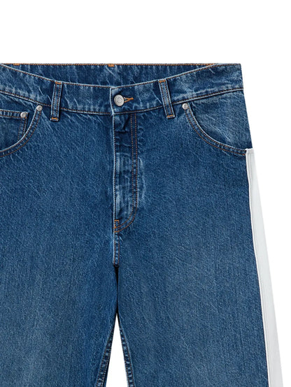 Stripe-Detailing Jeans