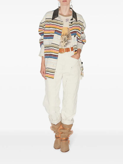 Dayvi Striped Coat