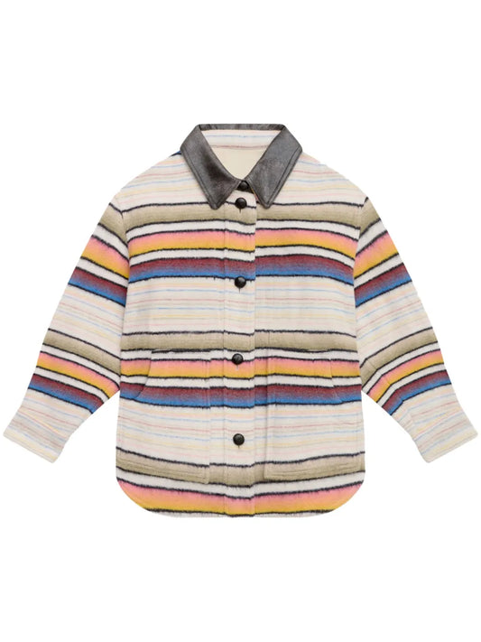 Dayvi Striped Coat