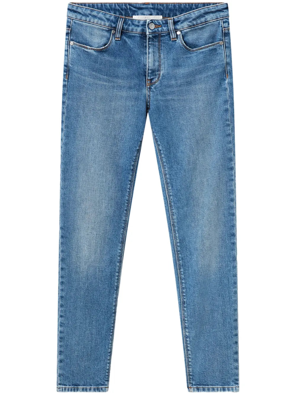 Logo-Patch Skinny Jeans