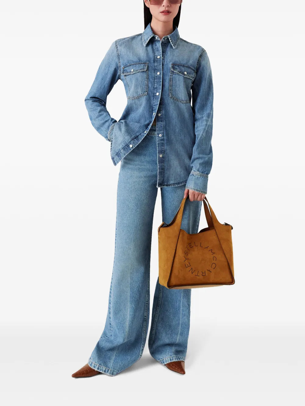 Cotton Straight-Leg Jeans